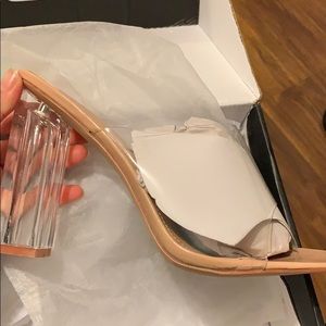 Fashion nova clear heels